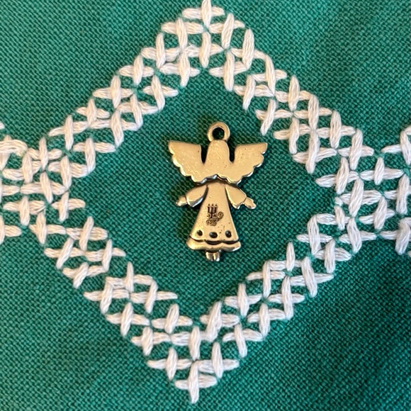 James Avery Sterling Silver Angel Charm - Picture 2 of 3